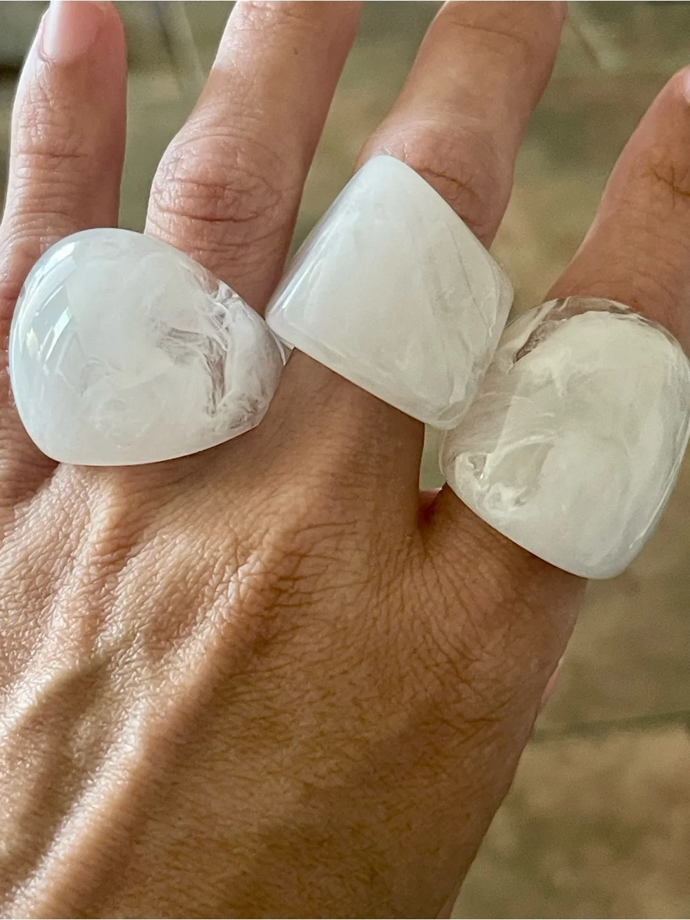 No brand chunky white